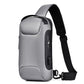 Men Shoulder Bag with Zipper Internal Mobile Phone Pocket Medium Square - Chest for Business or Fun chest bag men