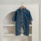 Child Bear Denim Jumpsuit - Child Bear Denim Jumpsuit for Tiny Adventurers