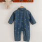 Child Bear Denim Jumpsuit - Child Bear Denim Jumpsuit for Tiny Adventurers