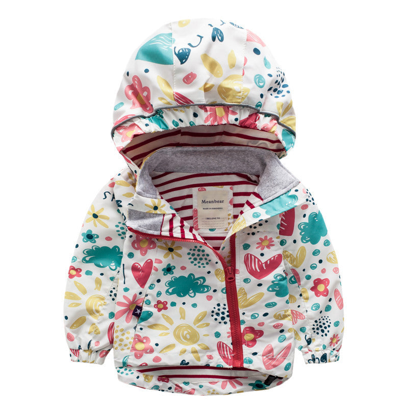 Child Hooded Trench Coat for Boys and Girls Suitable Spring Autumn - Teleplus hooded trench coat