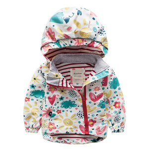 Child Hooded Trench Coat for Boys and Girls Suitable Spring Autumn - Teleplus hooded trench coat
