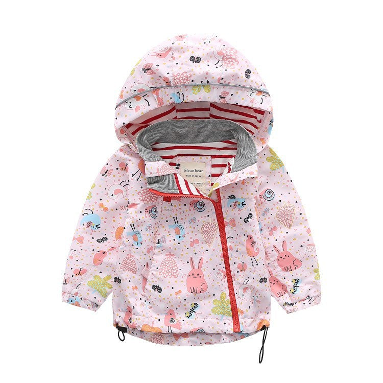 Child Hooded Trench Coat for Boys and Girls Suitable Spring Autumn - Teleplus hooded trench coat