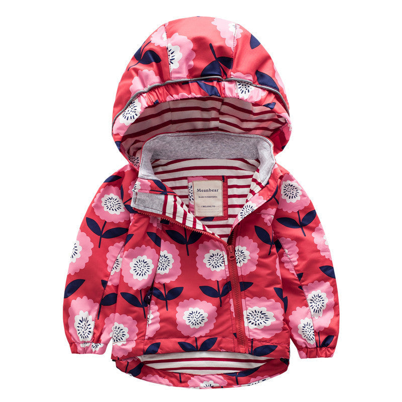 Child Hooded Trench Coat for Boys and Girls Suitable Spring Autumn - Teleplus hooded trench coat