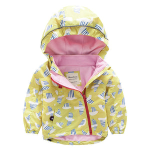Child Hooded Trench Coat for Boys and Girls Suitable Spring Autumn - Teleplus hooded trench coat