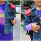 Child Seat Belt Strap Anti-fall Cycling Harness - Cycling Harness for Tiny Adventurers Who Wiggle