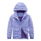 Child Waterproof Windproof Coat with Animal Plaid and Floral Designs - Design coat windproof waterproof jacket