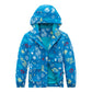 Child Waterproof Windproof Coat with Animal Plaid and Floral Designs - Design coat windproof waterproof jacket