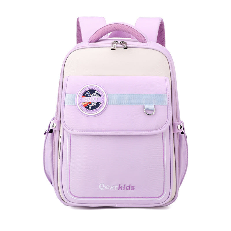 Children’s British Style Burden Relief Spine Protection Girl Lightweight Schoolbag - Lightweight Schoolbag with Spine