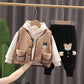 Children’s Clothes Foreign Baby Plus Velvet - Velvet Vibes in Chic Baby Clothes with Main Fabric Cotton