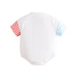 Children’s Clothing Baby Short Sleeved Kazakhstan Romper Children’s Letter Triangle Jumpsuit - Triangle Jumpsuit