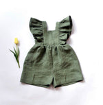 Children’s Clothing Infant Cotton And Linen One-piece Shorts Strap - Adventures in Infant Fashion with One-Piece Shorts