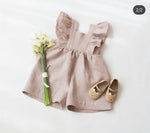 Children’s Clothing Infant Cotton And Linen One-piece Shorts Strap - Adventures in Infant Fashion with One-Piece Shorts