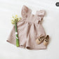 Children’s Clothing Infant Cotton And Linen One-piece Shorts Strap - Adventures in Infant Fashion with One-Piece Shorts