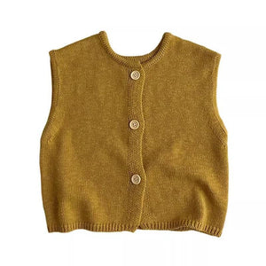 Fashionable Apricot Solid Color Sweater for Men and Women in the United States - Cardigans Mini Trendsetters united