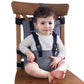 Children’s Dining Chair Safety Belt Protection Fixed - No More Chair Escape Artists with This Safety Belt