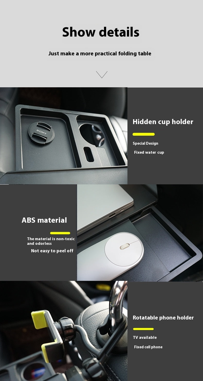 Children’s Folding Rice Table with Phone Stand and Car Dining Compatibility - Teleplus Child for car dining table