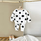 Children’s Polka Dot Printed Sweater Suit - Polka Dot Sweater Suit for Tiny Fashion Icons