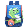 Children's Schoolbag Cartoon Dinosaur Space Backpac - Blue