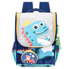 Children's Schoolbag Cartoon Dinosaur Space Backpac - Gray