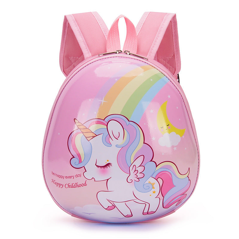 Children’s Schoolbag Kindergarten Boys And Girls 3-6 Years Old Baby Small Class Cartoon Cute Princess Lightweight Egg