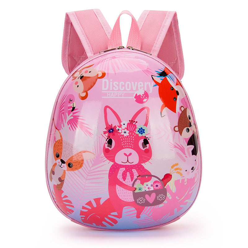 Children’s Schoolbag Kindergarten Boys And Girls 3-6 Years Old Baby Small Class Cartoon Cute Princess Lightweight Egg