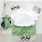 Children’s Short-sleeved Suit Cartoon T-shirt - Short Sleaved Cartoon T-Shirt for Tiny Dinosaurs