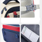 Children’s Spine Protection Burden-reducing Schoolbag - Save Spines in Style with Scholar Blue and Single Red