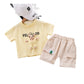 Children’s Summer Short-sleeved Shorts Suit - Bear Short Sleeve Suit for Tiny Fashionistas