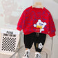 Children’s Sweater Sports Two-piece Suit - Tiny Athletes in Style with Comfy Sweater Set