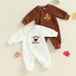 Children’s Thanksgiving Embroidered Jumpsuit - Thanksgiving Snuggles in Cozy Baby Jumpsuits