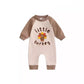 Children’s Thanksgiving Turkey Embroidered Jumpsuit - Gobble Up Style with Our Turkey Jumpsuit for Tots