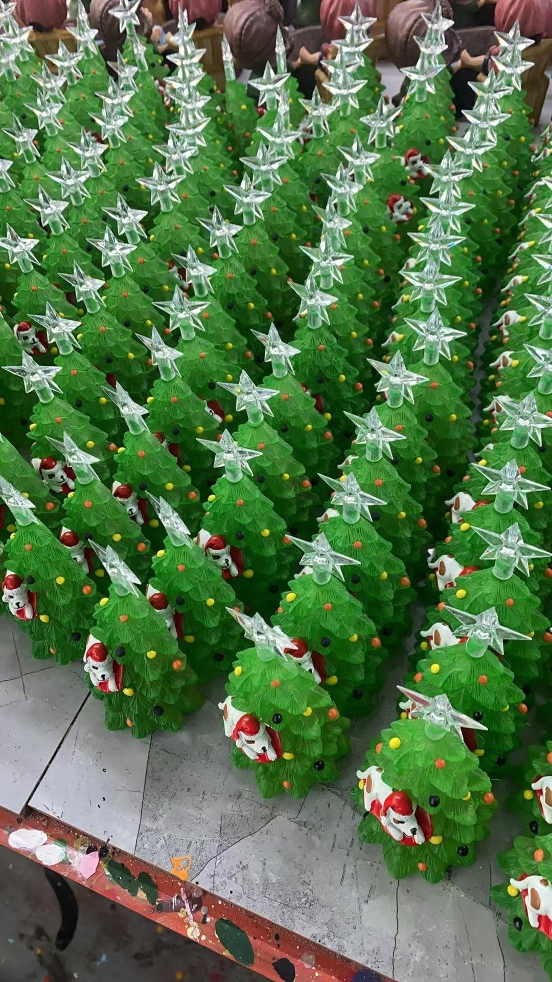 Christmas and Halloween Resin Craft Ornaments with Ghost Flasher Light - Teleplus Ornament for Holidays halloween ghost