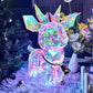 Christmas Decoration Set with Tree Snowman Deer and Lights for Festive Atmosphere - Teleplus christmas decoration