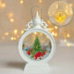 Christmas Lantern LED with Lighted Snowman and Santa Claus Decor - christmas lantern led lighted snowman santa claus