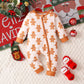 Christmas Long Sleeve One-piece Zipper Children’s Suit - Santa’s Favorite Long Sleeve Children’s One-Piece Suit