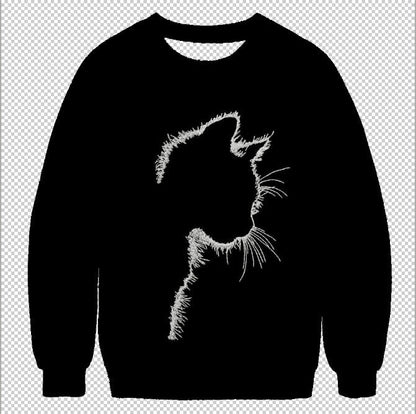 Christmas Pink and Black Unisex Polyester Sweatshirt Plus Size Youth to 6XL - Teleplus