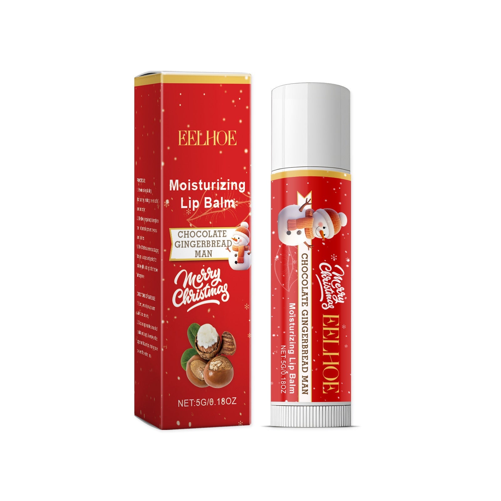 Christmas Series Lipstick Mild Nourishing Moisturizing with Beeswax - Teleplus Moisturizer christmas series lipstick