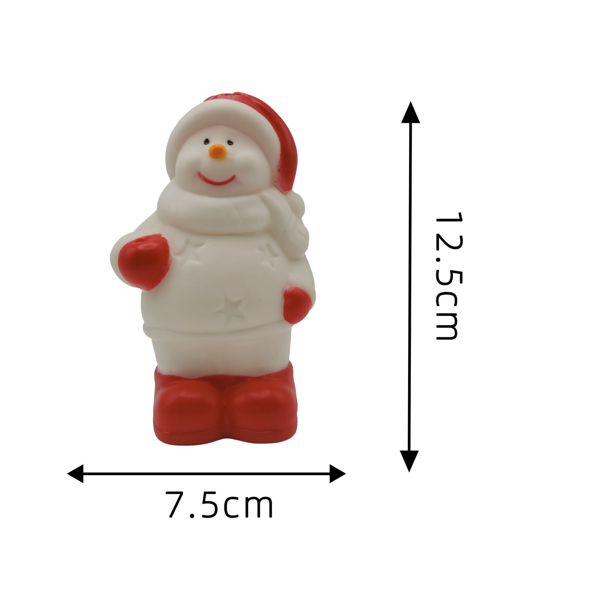 Christmas Snowman Small Night Lamp with Warm Light Decor for festive ambience - Cartoon Festive Ambience small night
