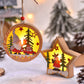 Christmas Tree Pendant Decoration LED with Elderly and Snowman Styles - Teleplus christmas tree pendant decoration led