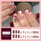 Christmas Wear Fake Nails Sticker - Cartoon Nail Art - Teleplus for christmas wear fake nails nail sticker
