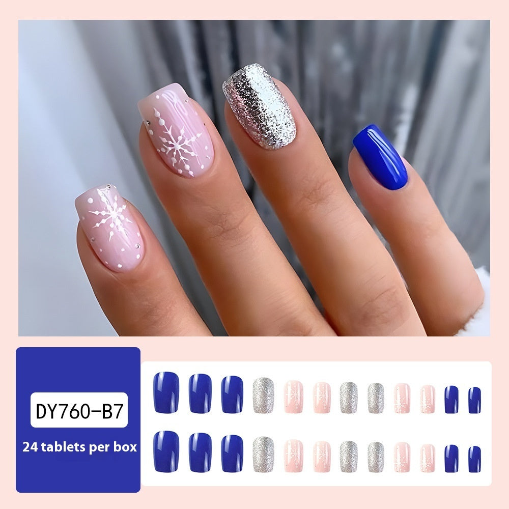 Christmas Wear Fake Nails Sticker - Cartoon Nail Art - Teleplus for christmas wear fake nails nail sticker
