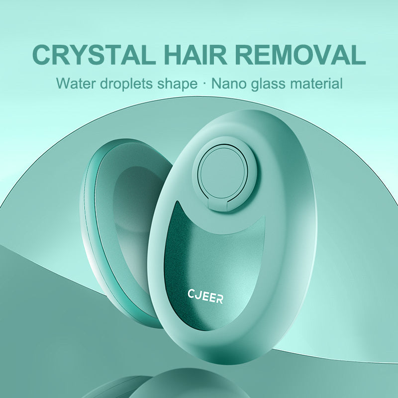 Upgraded Crystal Hair Eraser with Nano-Glass Surface for Eco-Friendly Removal - Upgrade Your Grooming the crystal hair