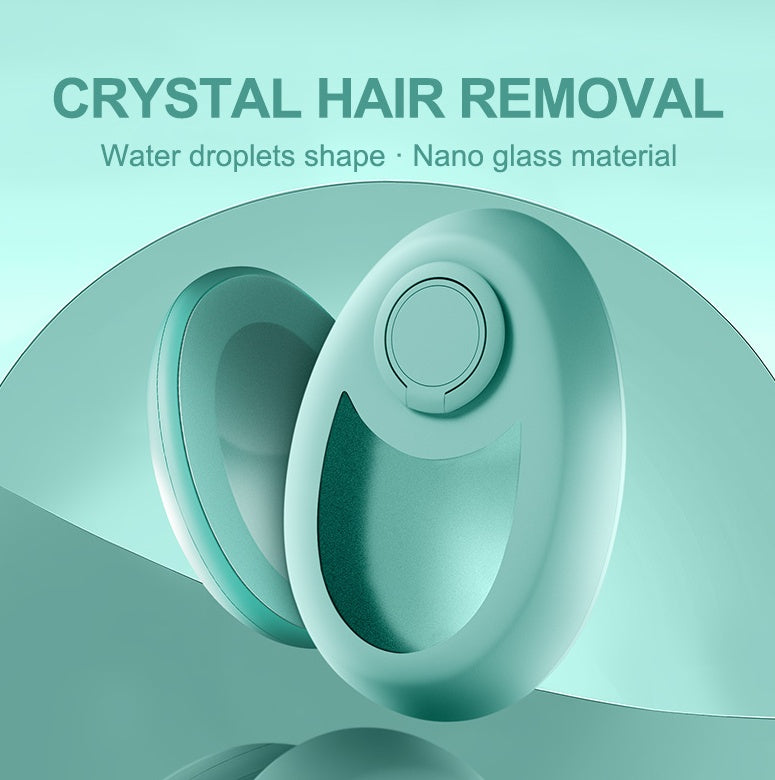 Upgraded Crystal Hair Eraser with Nano-Glass Surface for Eco-Friendly Removal - Upgrade to the Smooth Skin crystal hair