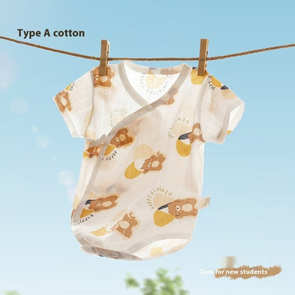 Class A Pure Cotton Newborn Clothes Thin Air Conditioning Room Clothes - Coolest Cotton Outfits for Tiny