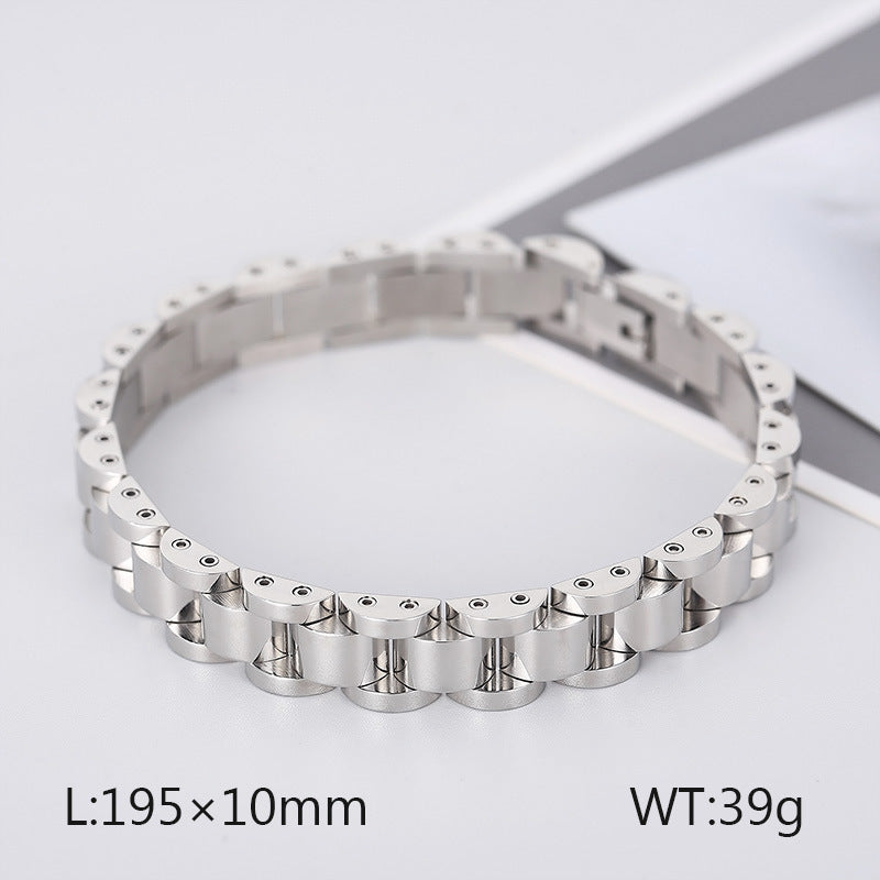 Classic Fashion Men’s Personality Fashion Titanium Steel Bracelet - Classic Fashion Men’s Titanium Steel Bracelet