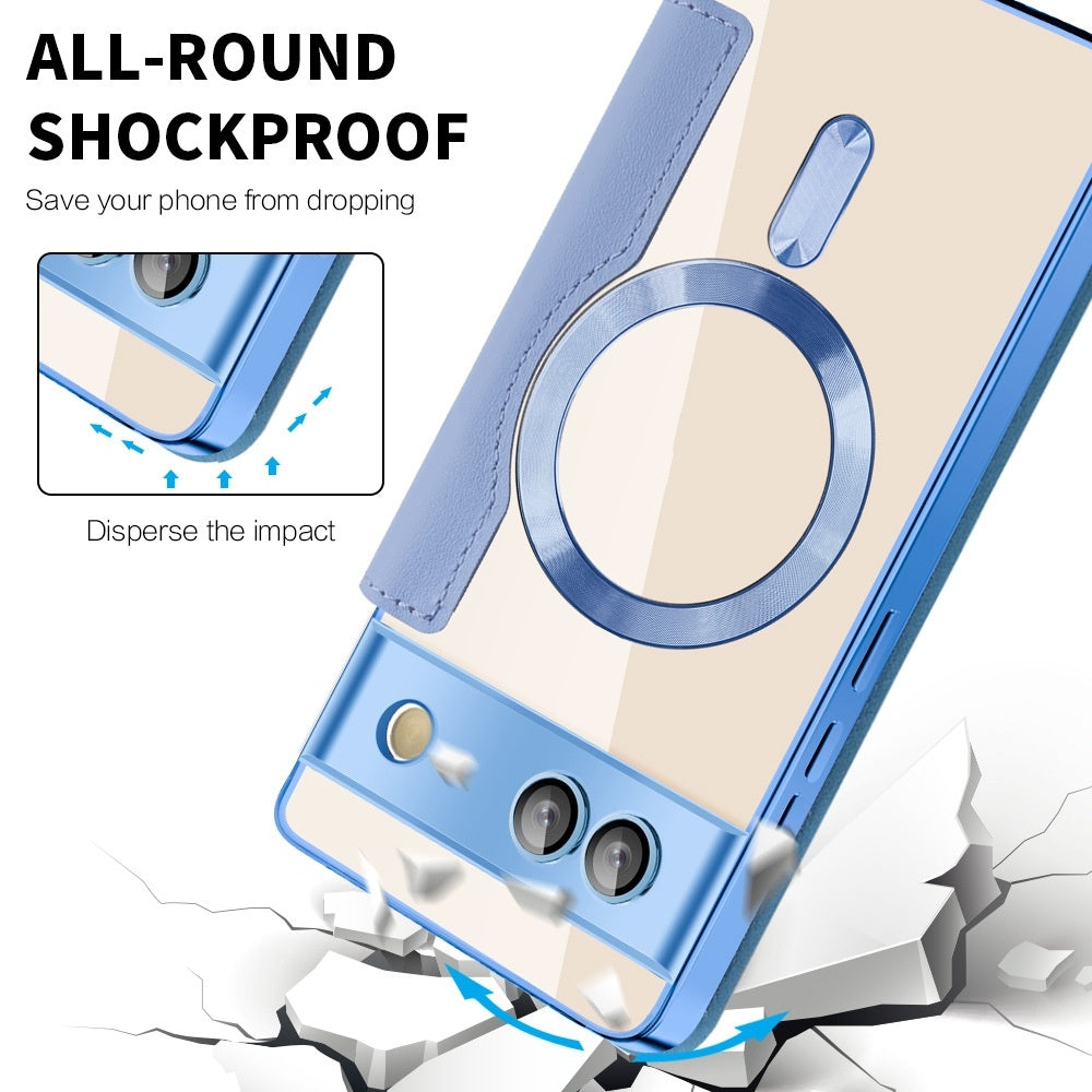 Classic Style Business Magnetic Flip Leather Case Phone Case - Flip Like a Boss with Our Magnetic Suction Phone Case