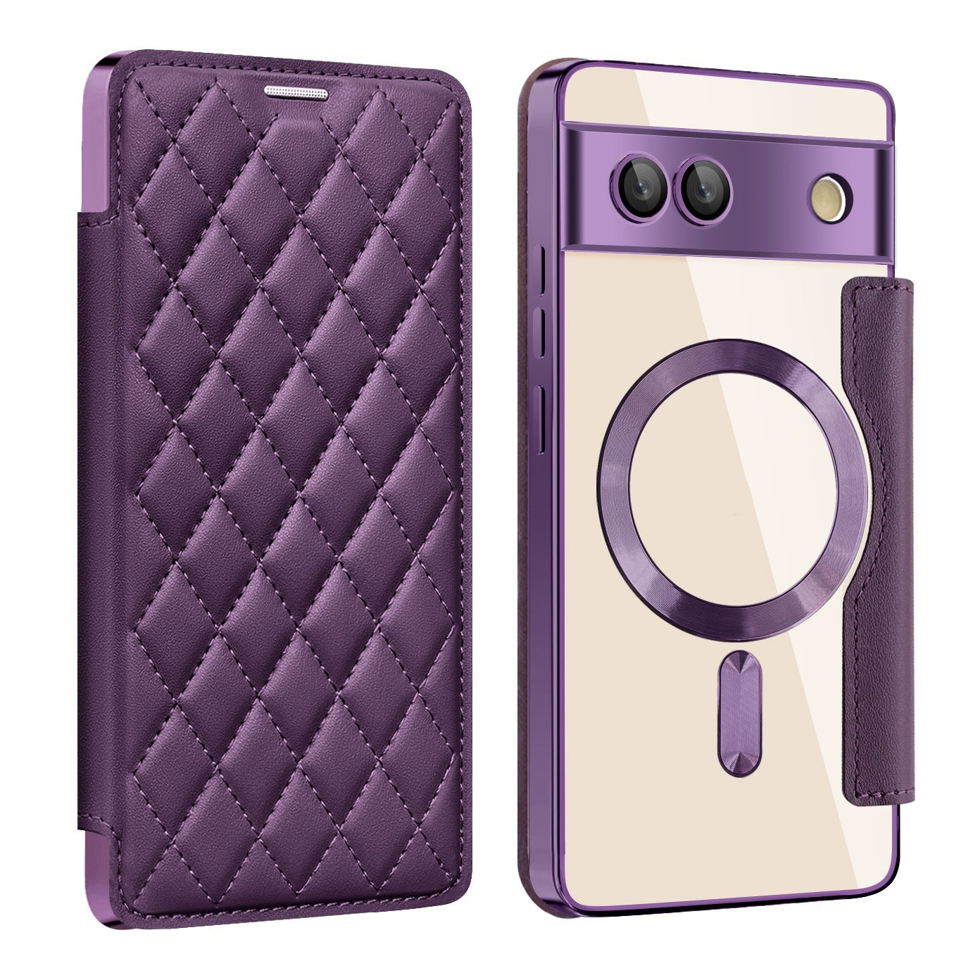 Classic Style Business Magnetic Flip Leather Case Phone Case - Flip Like a Boss with Our Magnetic Suction Phone Case