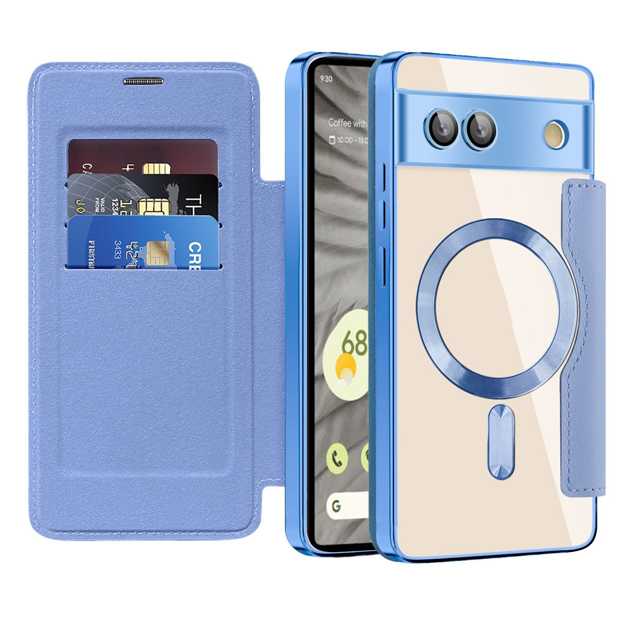 Classic Style Business Magnetic Flip Leather Case Phone Case - Flip Like a Boss with Our Magnetic Suction Phone Case