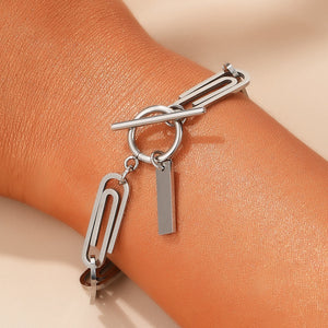 Clip Bracelet Men’s Fashion Simple And Adjustable - Clip Bracelet Men’s Fashion Simple Adjustable Design