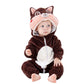 Clothes For Babies Autumn 3-year-old Baby Animal Jumpsuit Flannel Romper European And American Children’s Wear